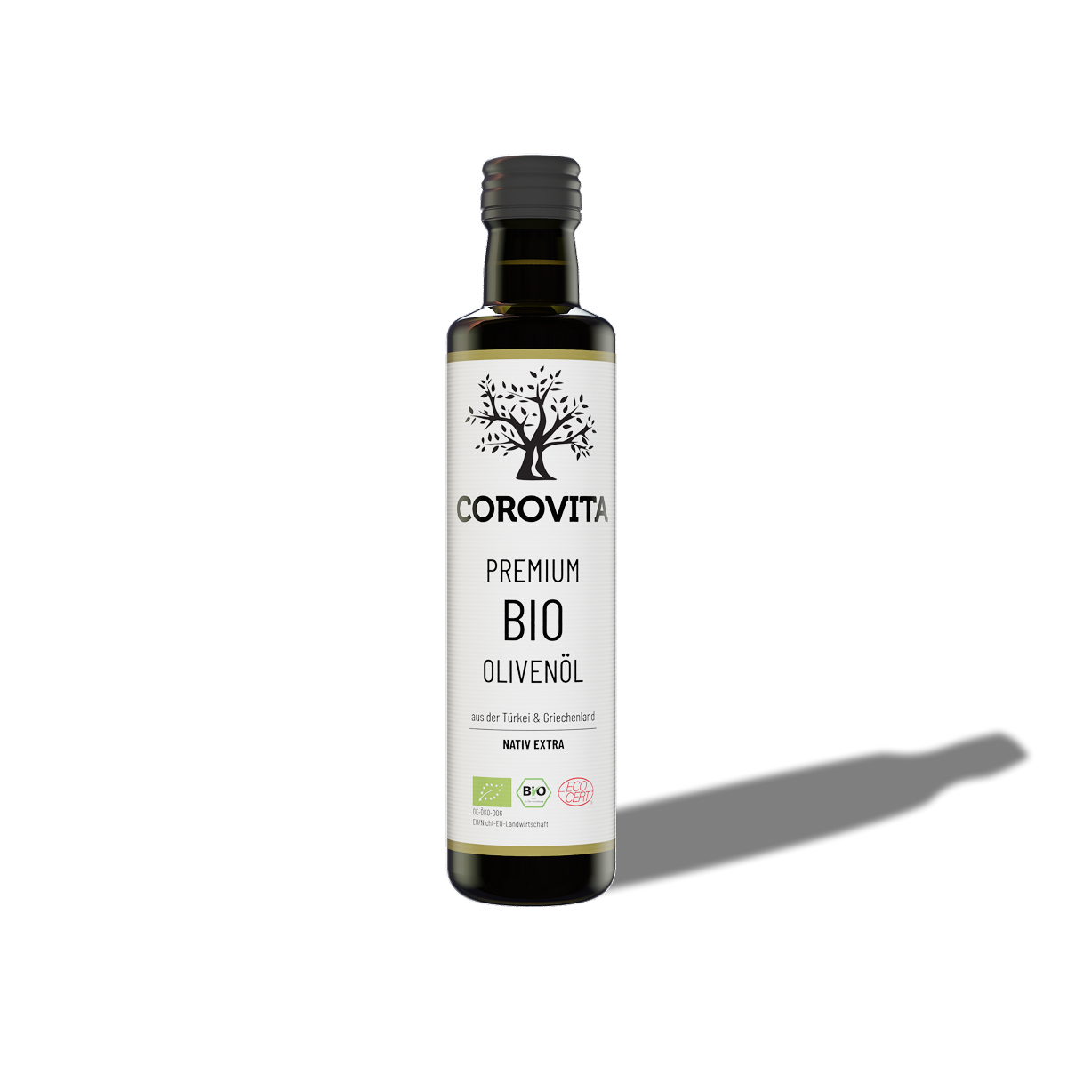 Bio-Olivenöl aus Türkei und Griechenland – natives Olivenöl extra, Corovita