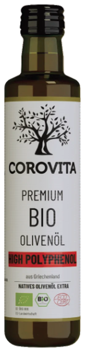 Corovita Premium Bio Olivenöl High Polyphenol aus Griechenland