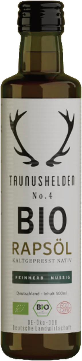 Taunushelden Bio Rapsöl kaltgepresst