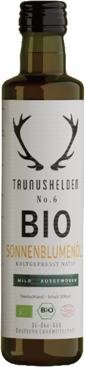 Taunushelden Bio Sonnenblumenöl kaltgepresst